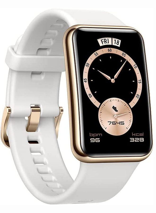 HUAWEI - Watch Fit Elegant Edition Frosty White - Image 1