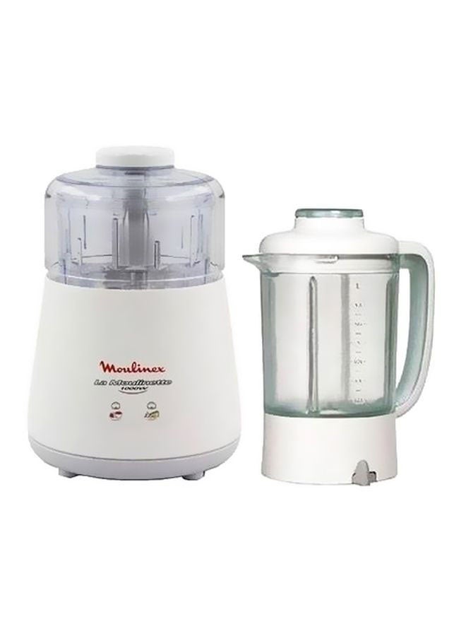 Moulinex La Moulinette Chopper With Blender, 1.5 L 1000.0 W Dpa241 White - Image 2