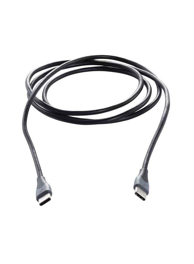 Energizer - Type-C to Type-C Fast Charging Dual Toned Cable, Sync and Charge Black - Image 1