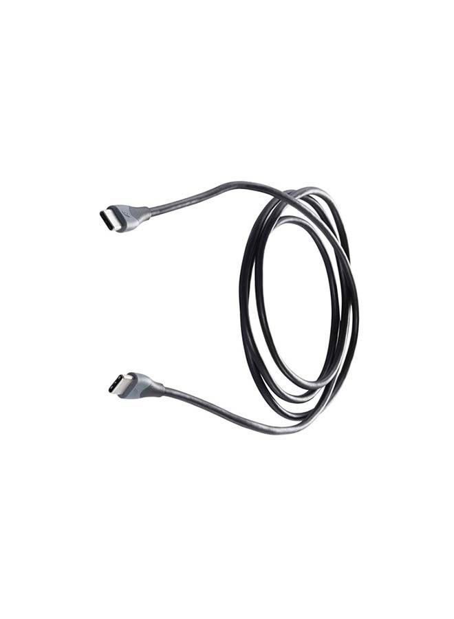 Energizer - Type-C to Type-C Fast Charging Dual Toned Cable, Sync and Charge Black - Image 1