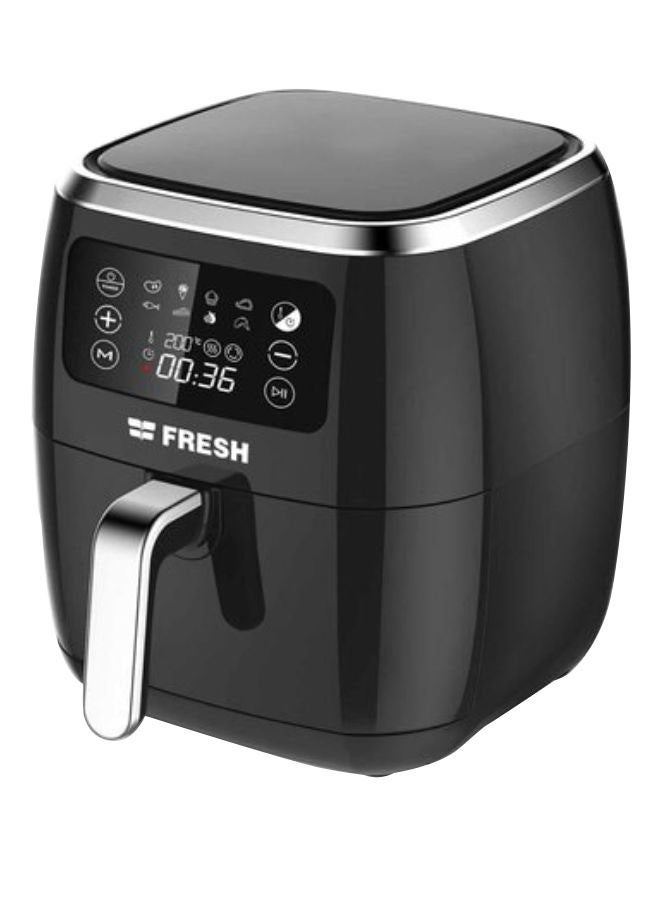 فريش - مقلاة هوائية متعددة الوظائف مزودة بـ 8 برامج للطهي وقدرة 1800 وات 7 L 1800 W AFF-1800B أسود - Image 1