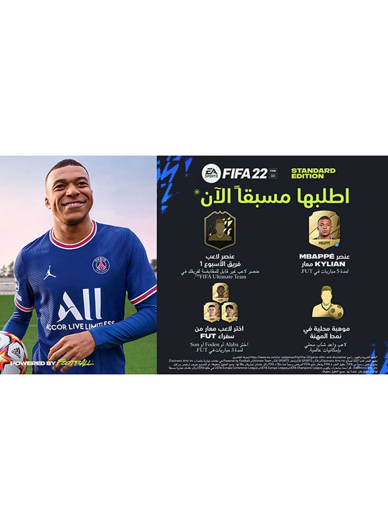 إي أيه لعبة "FIFA 22" مع رمز DLC حصري (الإنجليزية/العربية) - إصدار الإمارات العربية المتحدة - مغامرة - بلاي ستيشن 4 (PS4)  - Image 4