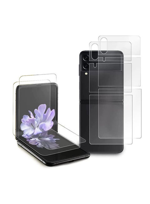 Pack of 4 Screen Protector for Samsung Galaxy Z Flip 3 5G Clear