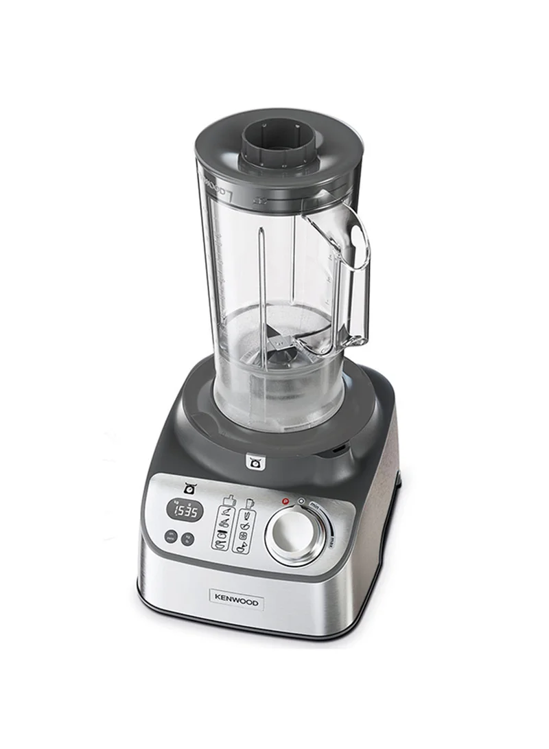 KENWOOD Food Processor With Blender, Grinder Mill, Dual Metal Whisk, Dough Maker, Citrus Juicer, Express Serve/Salad Maker, Kitchen Scale/Weighing Tray 1000 W FDM71.690SS silver
