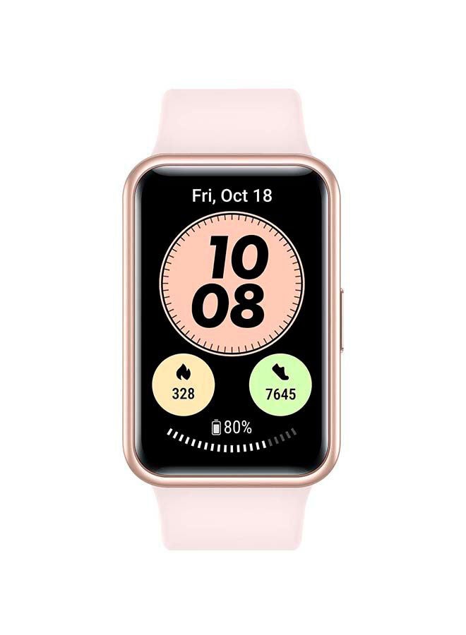 HUAWEI - Watch Fit New Smartwatch All-Day SpO2 Monitoring1 Long Battery Life AMOLED Display 1.64inch Sakura pink - Image 1