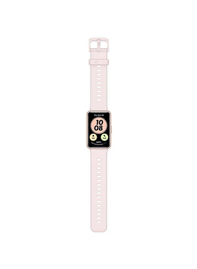 HUAWEI - Watch Fit New Smartwatch All-Day SpO2 Monitoring1 Long Battery Life AMOLED Display 1.64inch Sakura pink - Image 1