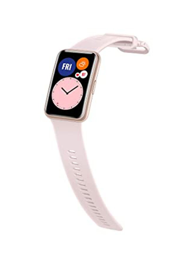 HUAWEI - Watch Fit New Smartwatch All-Day SpO2 Monitoring1 Long Battery Life AMOLED Display 1.64inch Sakura pink - Image 1
