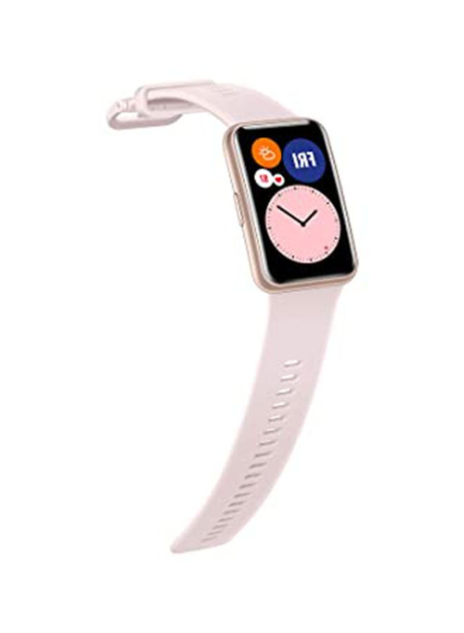 HUAWEI - Watch Fit New Smartwatch All-Day SpO2 Monitoring1 Long Battery Life AMOLED Display 1.64inch Sakura pink - Image 1