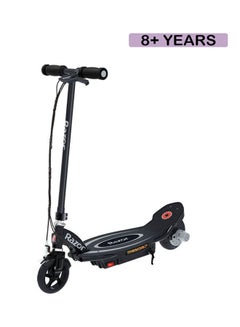 Power Core E90 Electric Scooter With Hub Motor, Push-button Throttle, 8+ Black Black