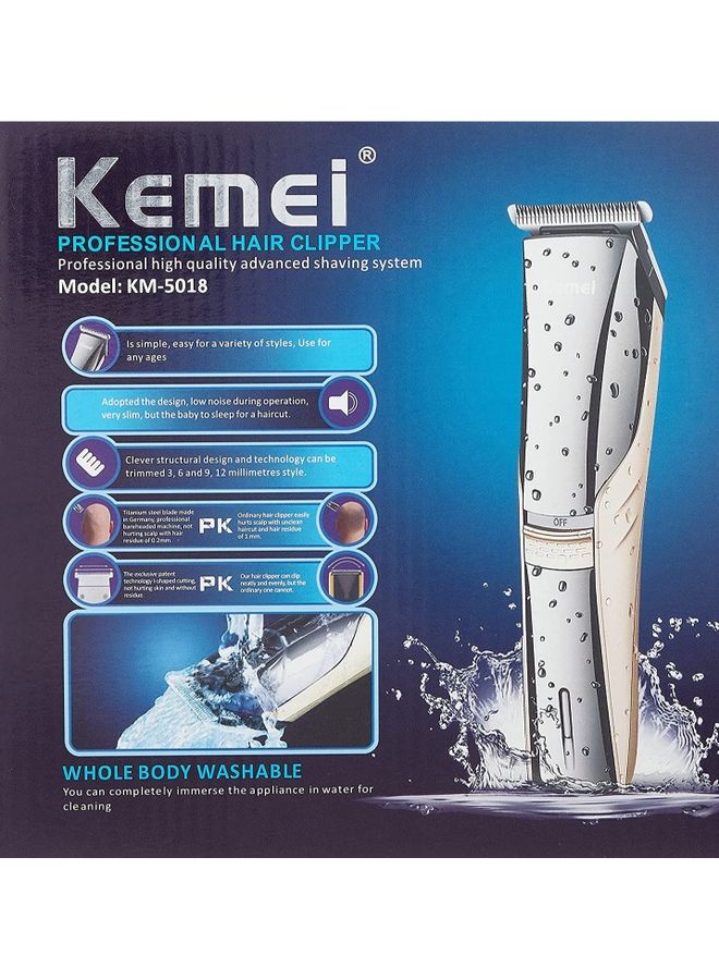 كيمي ماكينة قص الشعر كيمي قابلة للشحن ضد الماء طراز KM-5018 - Image 1
