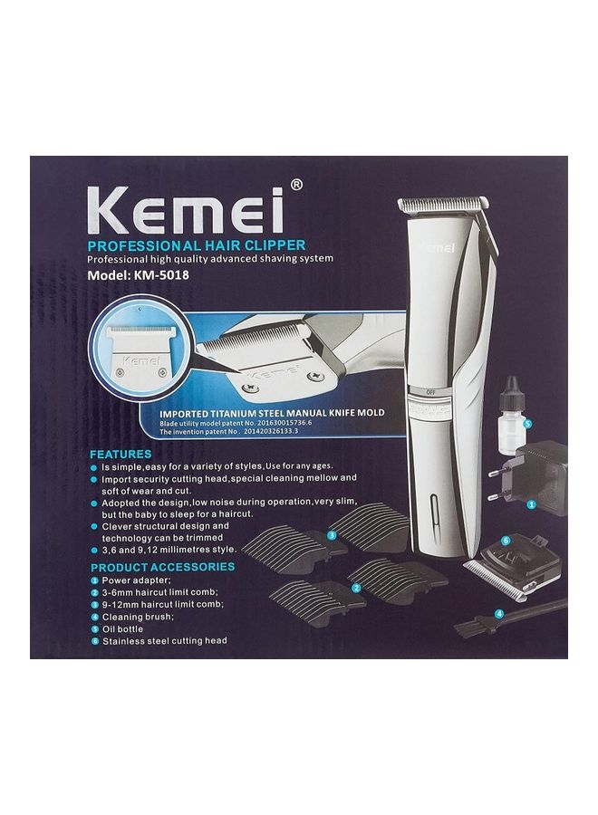 كيمي ماكينة قص الشعر كيمي قابلة للشحن ضد الماء طراز KM-5018 - Image 3