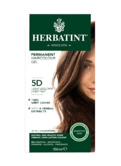 Herbatint Long Lasting Permanent Hair Colour Gel 5D Light Chestnut 150ml 