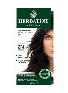 Herbatint Permanent Haircolour Gel 2N Brown 150ml 