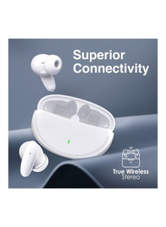 PROMATE True Wireless Earbuds,In-Ear Bluetooth v5.1 HD Earphones with Mic,IPX5 Water Resistance,20H Playback Time,Intelligent Touch Controls and Smart Auto Pairing for Smartphones, Lush White  - Image 2