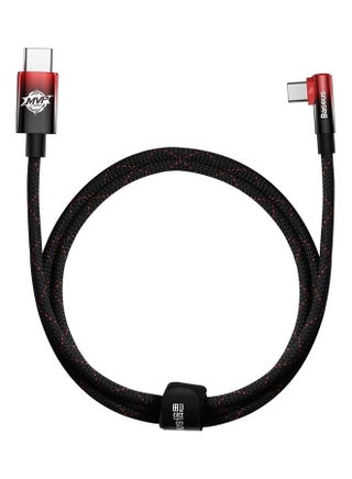 100W MVP 2 Elbow Angled Cable Power Delivery With Side Connector USB Type C 1M 5A Multicolour - v1668069136/N53365678A_1