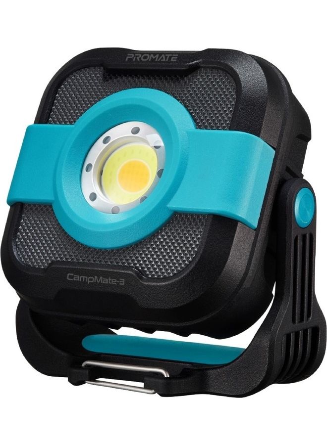 PROMATE LED Camping Lantern with 9000mAh USB-C Power Bank, IP65 Water-Resistance And SOS Function Black - Image 1