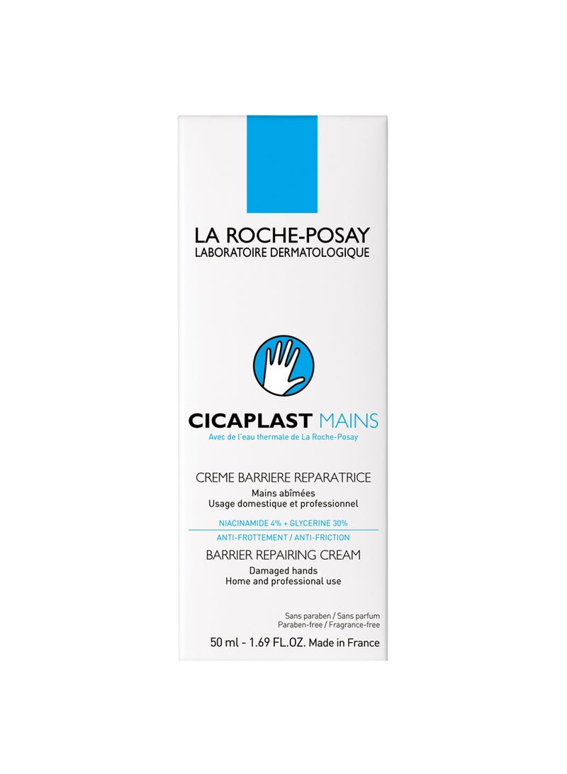 LA ROCHE-POSAY - Cicaplast Mains Moisturiser For Dry And Damaged Hands Multicolour 50ml - Image 1