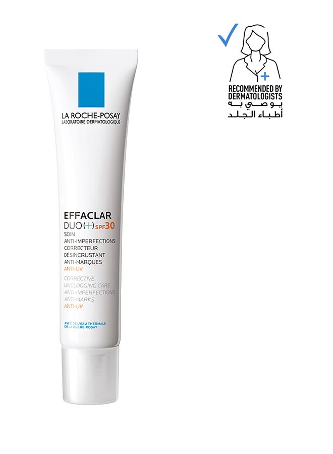 لاروش بوزيه - إيفاكلار دوو+ SPF30 كريم علاج حب الشباب 40ملليلتر - Image 1