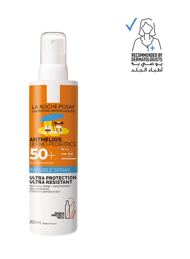 لاروش بوزيه أنثيليوس ديرمو بيدياتريكس  +SPF50 واقي شمس للأطفال بخاخ غير مرئي 200ملليلتر 