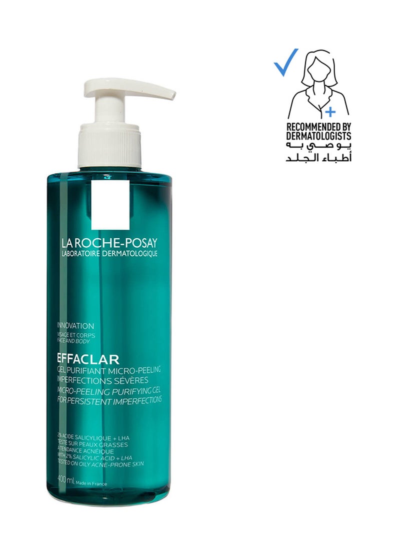 Effaclar Micropeeling Purifying Gel With Salicylic Acid For Oily Skin 400ml - v1668072338/N50412520A_1