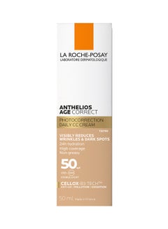 Anthelios Age Correct Spf50 Tinted Photocorrection Daily Cc Cream White 50ml - v1668072339/N51911796A_2