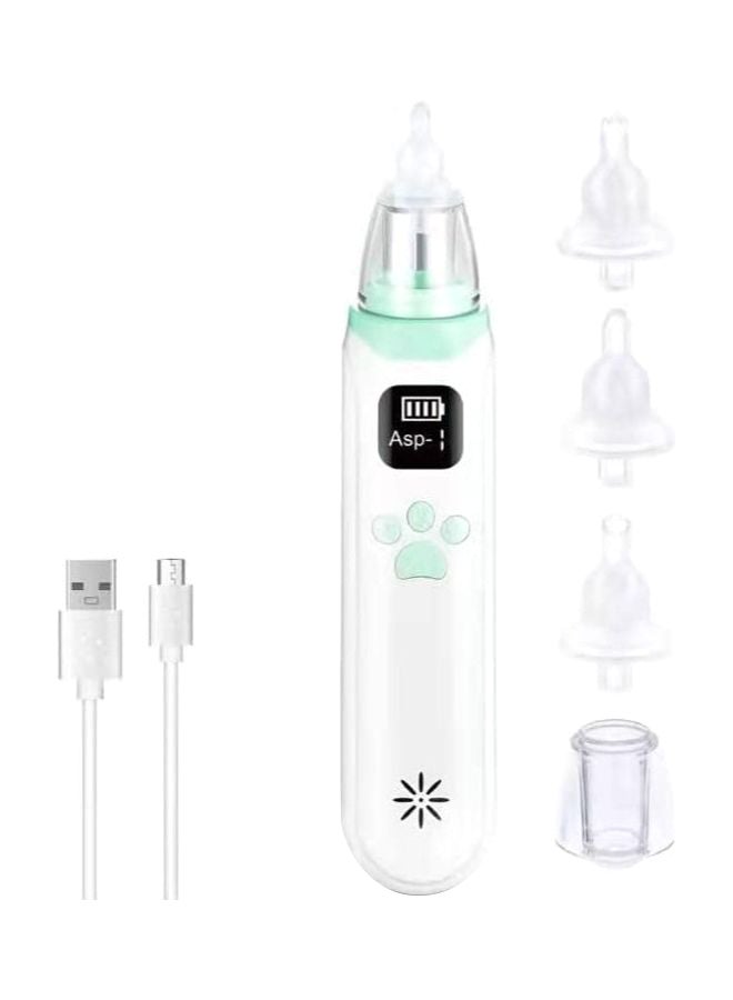Rock Pow Electric Rechargeable Nasal Aspirator For Babies 3 Silicone Tips And 3 Suction Levels With Music Light Soothing Function  - Image 1