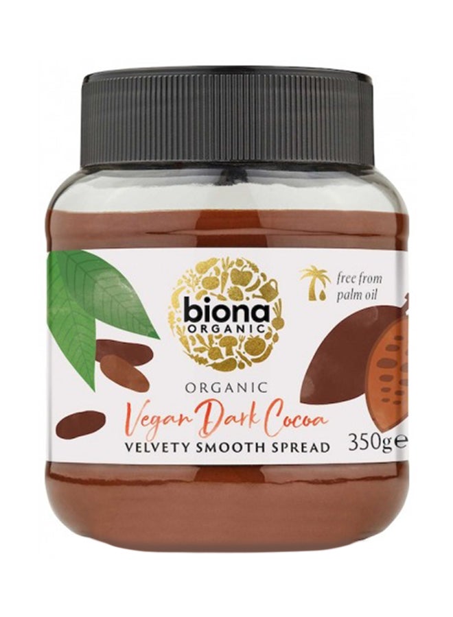 Biona - Dark Cocoa Velvety Smooth Spread Palm Oil Free 350grams - Image 1