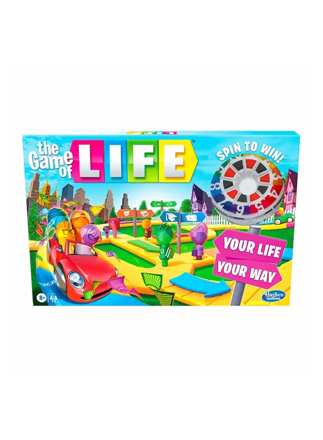 HASBRO - GAMING - The Game Of Life Spin To Win Instant Setup And Easy Play Board Game For Kids, Ages 8 And Up - Image 1