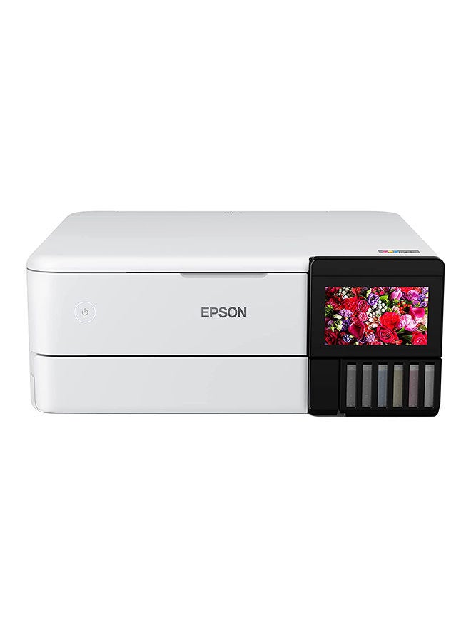 EPSON - EcoTank L8160 A4 multi-Function photo Inktank Printer White - Image 1