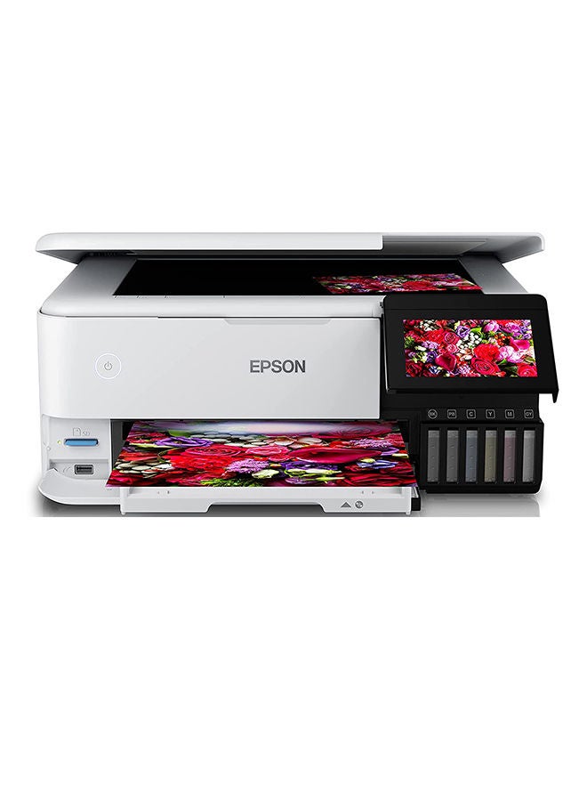 EPSON - EcoTank L8160 A4 multi-Function photo Inktank Printer White - Image 1