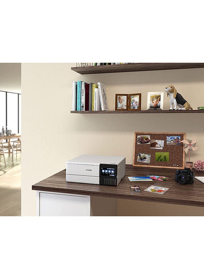 EPSON - EcoTank L8160 A4 multi-Function photo Inktank Printer White - Image 1
