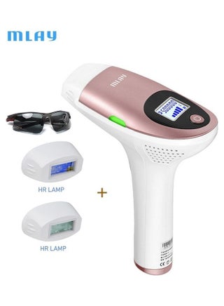 جهاز إزالة الشعر المنزلي بتقنية IPL مع 3 مصابيح HR وردي - v1668083525/N53365758A_1