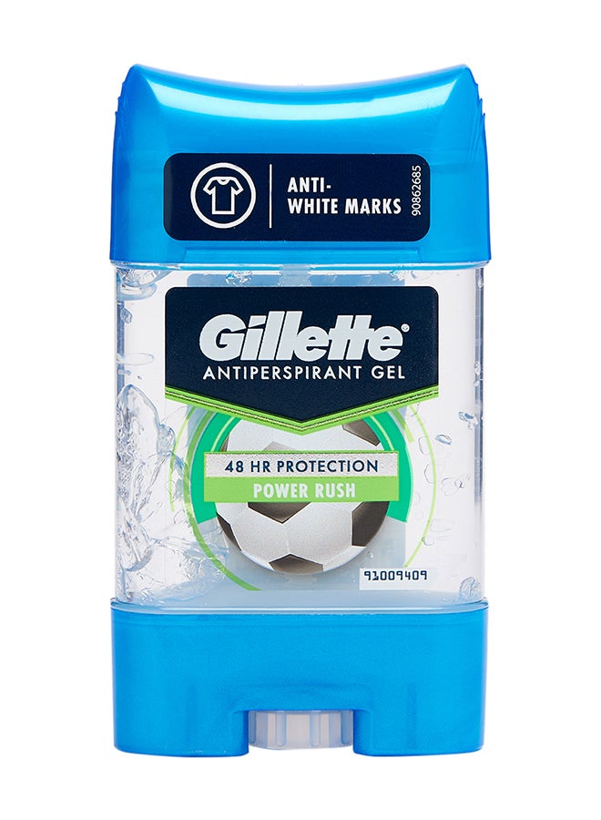 Gillette Power Rush Clear Antiperspirant Gel 70ml - Image 1