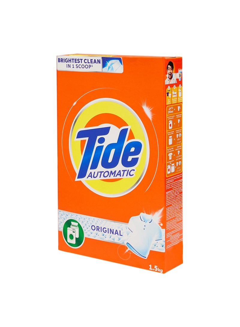Tide - Automatic Laundry Powder Detergent Original Scent 1.5kg - Image 1