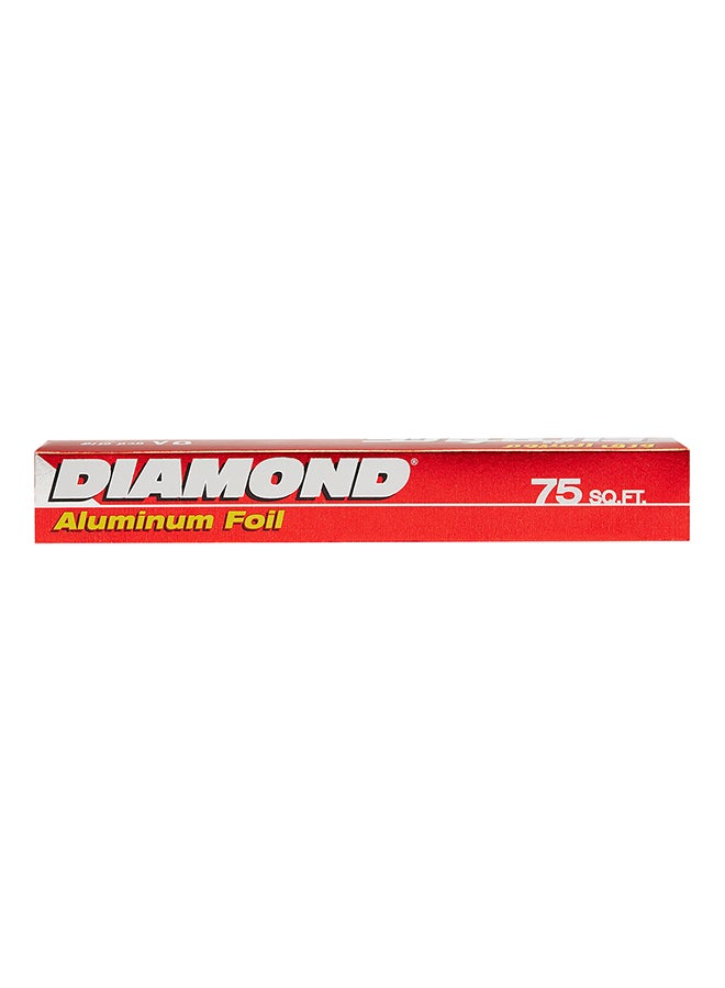Diamond Aluminum Foil 75 Sq. Ft Silver  - Image 1