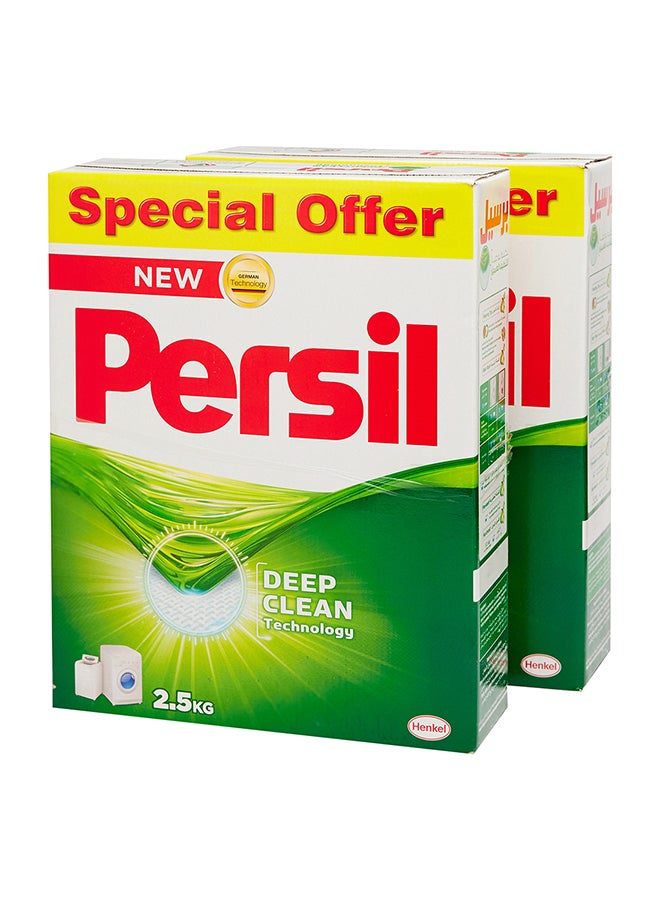 Persil 2-Piece Washing Powder Set Multicolour 2x2.5kg  - Image 1