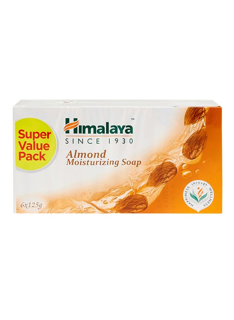Moist Almond Soap 125g Pack Of 6
