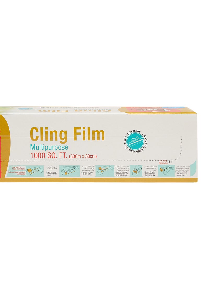 Fun Indispensable Cling Film 1000 Sq.Ft. Clear  - Image 3