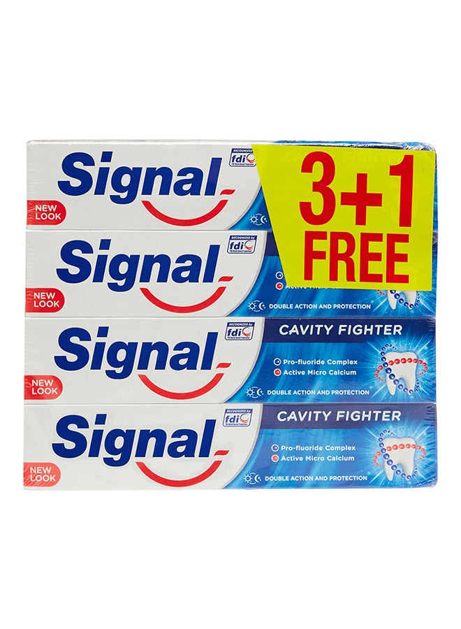 Signal - Cavity Fighter Toothpaste 120ml Pack of 4 - Image 1