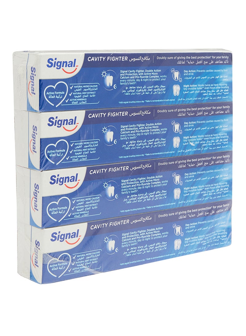 Signal - Cavity Fighter Toothpaste 120ml Pack of 4 - Image 1