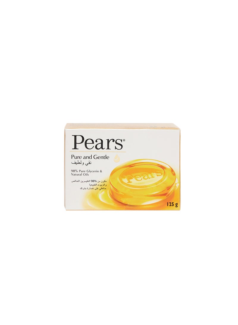 Pears Pure And Gentle Soap 4 Pieces 125grams  - Image 2