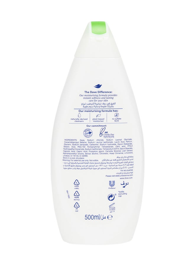 Dove Go Fresh Body Wash Cucumber And Green Tea 500ml Pack of 2 - Image 2