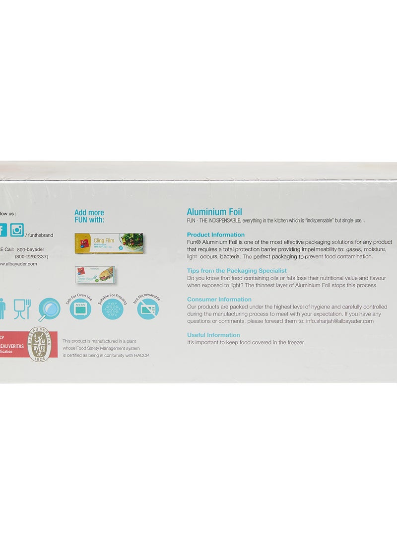 Fun Indispensable Aluminium Foil 500 Sq.Ft. Silver  - Image 3