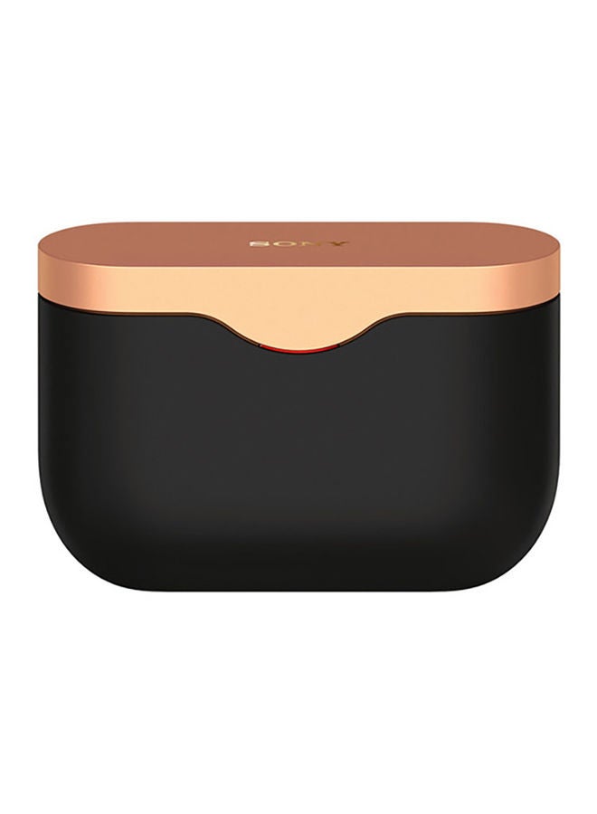 Sony - WF-1000XM3 Noise Cancelling Truly Wireless Headphones with Mic Black/Gold - Image 1