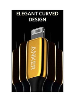 آنكر كابل Lighting إلى USB C أسود/ذهبي  - Image 2