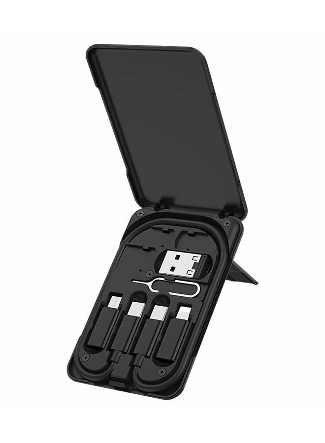 Kaku 3-In-1 Multi-Purpose Charging Cable Kit Black - Image 1
