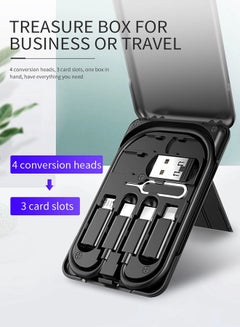 Kaku 3-In-1 Multi-Purpose Charging Cable Kit Black  - Image 5