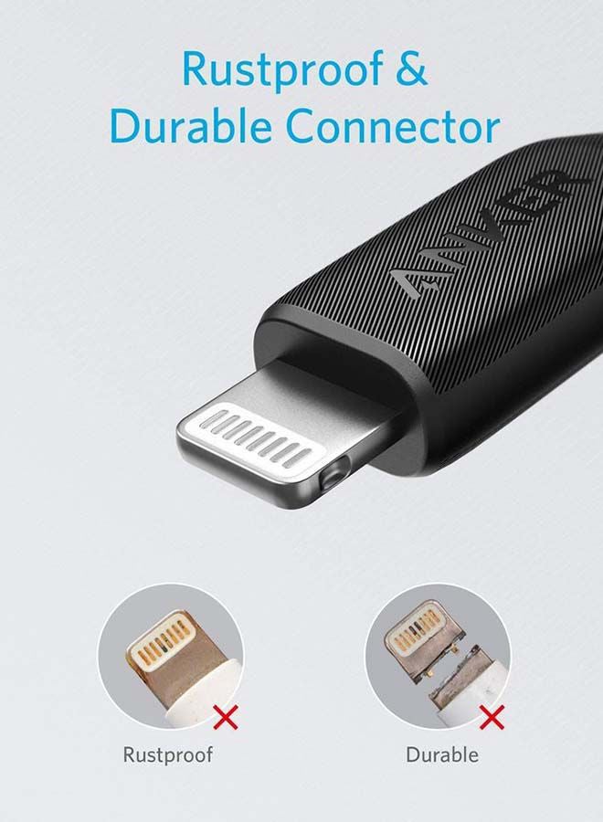 Anker - PowerLine III USB-C to Lightning 0.9 Meter Black - Image 1