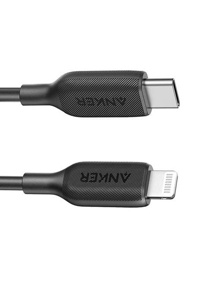 Anker - PowerLine III USB-C to Lightning 0.9 Meter Black - Image 1