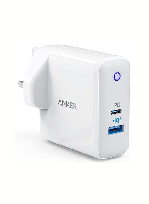PowerPort PD Plus 2 35W 2-Port Wall Charger A2636K21 White